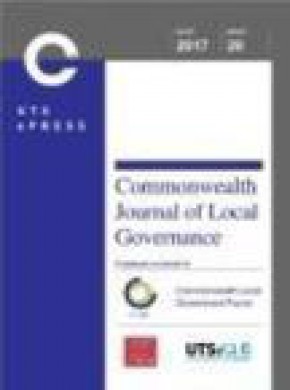 Commonwealth Journal Of Local Governance期刊