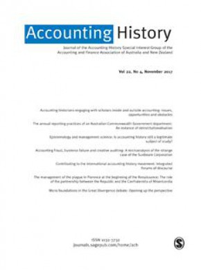 Accounting History期刊