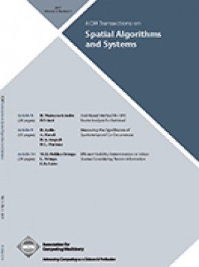 Acm Transactions On Spatial Algorithms And Systems期刊