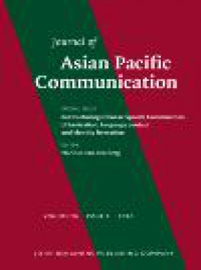 Journal Of Asian Pacific Communication期刊