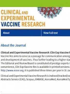 Clinical And Experimental Vaccine Research期刊