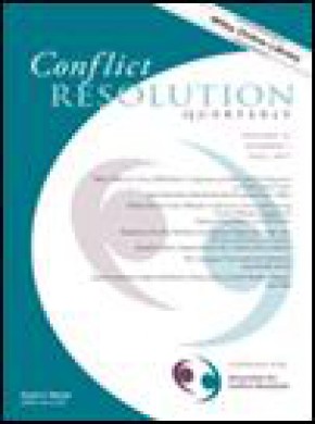 Conflict Resolution Quarterly期刊