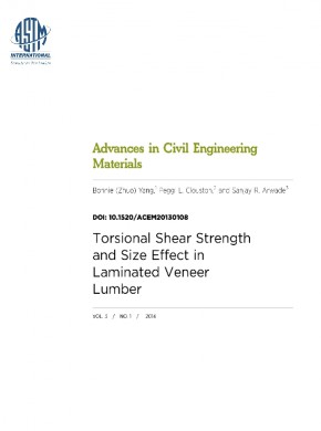 Advances In Civil Engineering Materials期刊