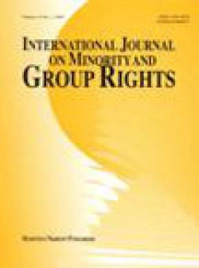 International Journal On Minority And Group Rights期刊