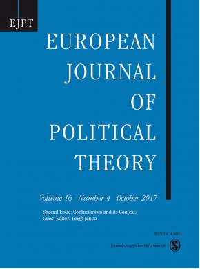 European Journal Of Political Theory期刊