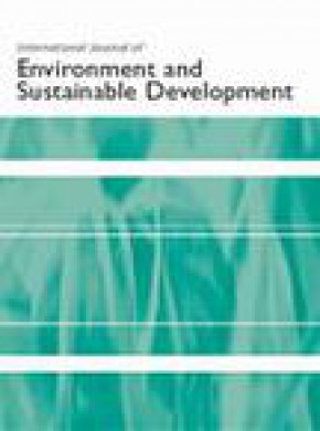 International Journal Of Environment And Sustainable Development期刊