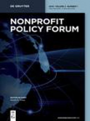 Nonprofit Policy Forum期刊