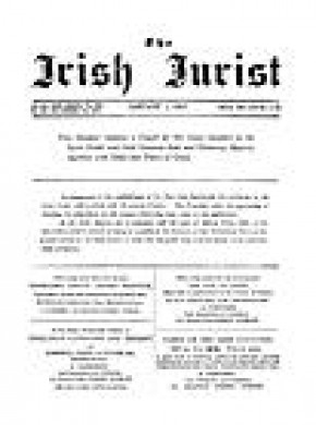 Irish Jurist期刊