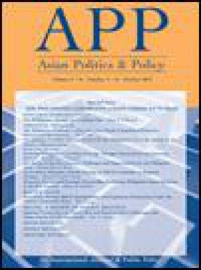 Asian Politics & Policy期刊
