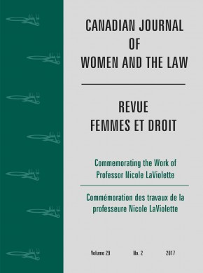Canadian Journal Of Women And The Law期刊