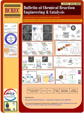 Bulletin Of Chemical Reaction Engineering And Catalysis期刊