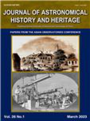 Journal Of Astronomical History And Heritage期刊