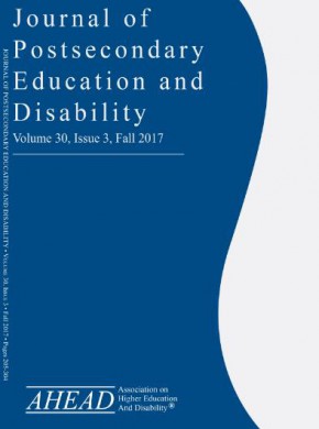 Journal Of Postsecondary Education And Disability期刊