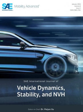 Sae International Journal Of Vehicle Dynamics Stability And Nvh期刊