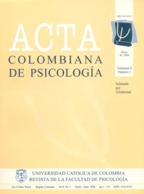 Acta Colombiana De Psicologia期刊