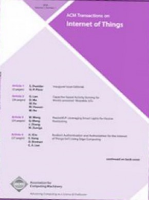 Acm Transactions On Internet Of Things期刊