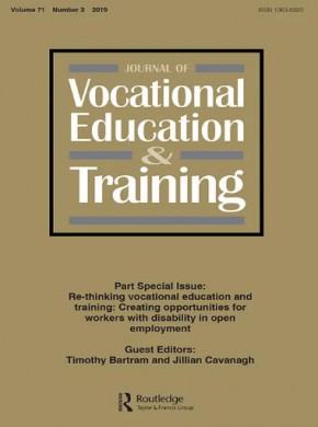 Journal Of Vocational Education And Training期刊