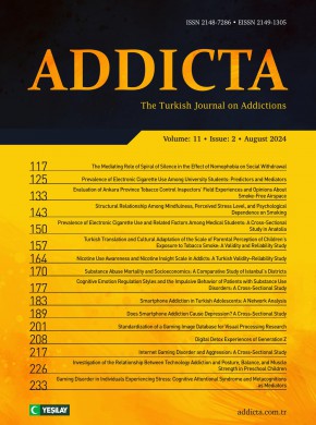 Addicta-the Turkish Journal On Addictions期刊