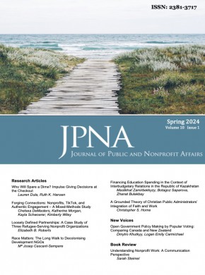 Journal Of Public And Nonprofit Affairs期刊