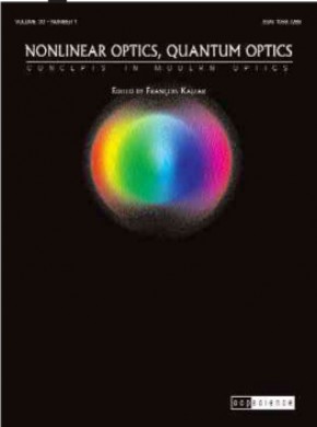 Nonlinear Optics Quantum Optics-concepts In Modern Optics期刊