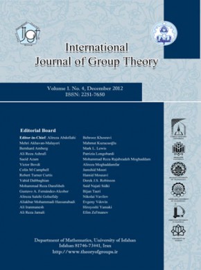 International Journal Of Group Theory期刊