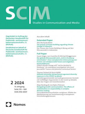 Scm Studies In Communication And Media期刊