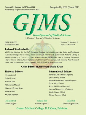 Gomal Journal Of Medical Sciences期刊