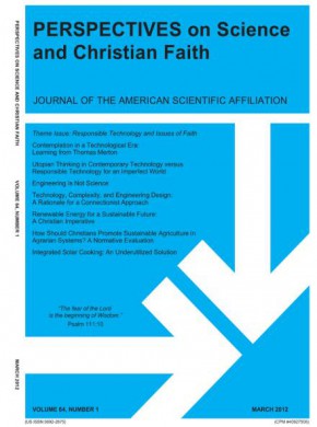 Perspectives On Science And Christian Faith期刊