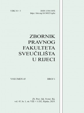 Zbornik Pravnog Fakulteta Sveucilista U Rijeci期刊