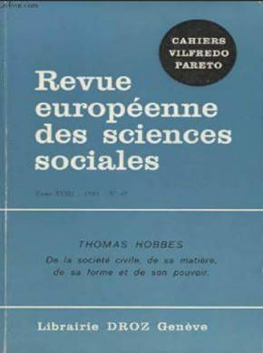 Revue Europeenne Des Sciences Sociales期刊