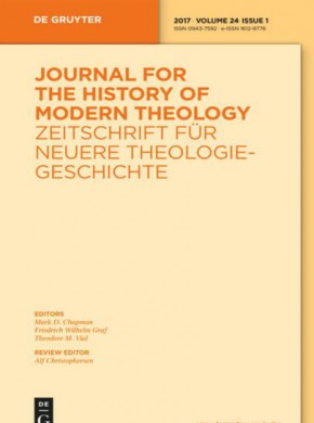 Journal For The History Of Modern Theology-zeitschrift Fur Neuere Theologiegesch期刊