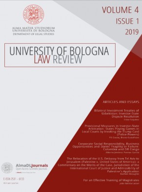 University Of Bologna Law Review期刊