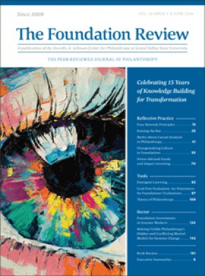 Foundation Review期刊