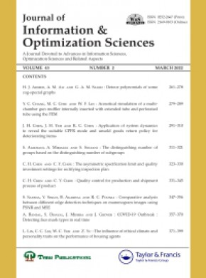 Journal Of Information & Optimization Sciences期刊