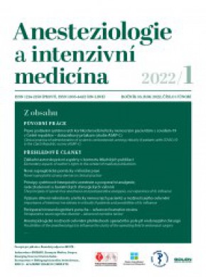 Anesteziologie A Intenzivni Medicina期刊