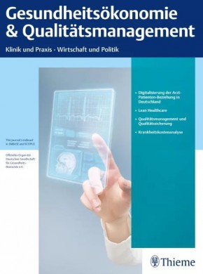 Gesundheitsoekonomie Und Qualitaetsmanagement期刊