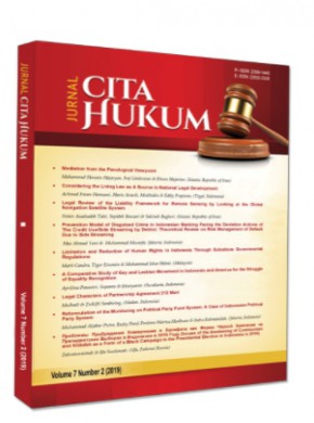 Jurnal Cita Hukum-indonesian Law Journal期刊