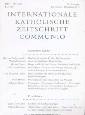 Internationale Katholische Zeitschrift Communio期刊