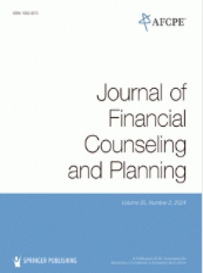 Journal Of Financial Counseling And Planning期刊