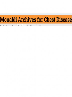 Monaldi Archives For Chest Disease期刊