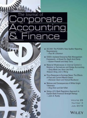 Journal Of Corporate Accounting And Finance期刊