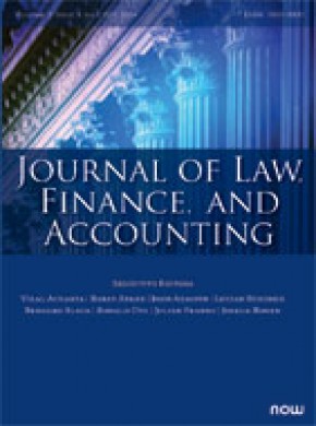 Journal Of Law Finance And Accounting期刊