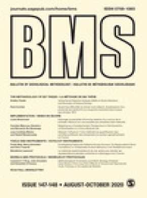 Bms-bulletin Of Sociological Methodology-bulletin De Methodologie Sociologique期刊