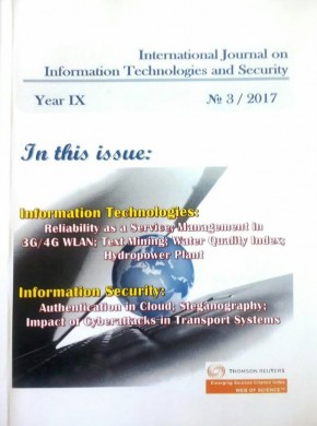 International Journal On Information Technologies And Security期刊