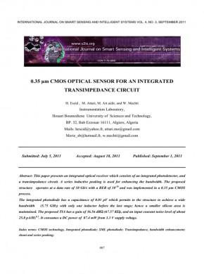 International Journal On Smart Sensing And Intelligent Systems期刊