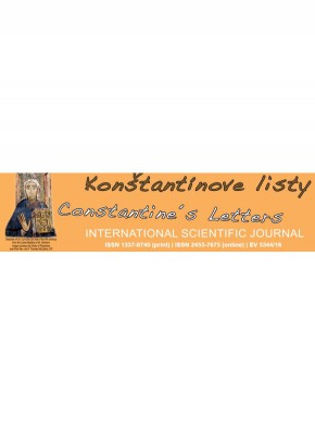 Konstantinove Listy-constantines Letters期刊