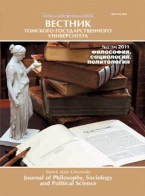 Vestnik Tomskogo Gosudarstvennogo Universiteta-filosofiya-sotsiologiya-politolog期刊