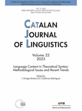 Catalan Journal Of Linguistics期刊